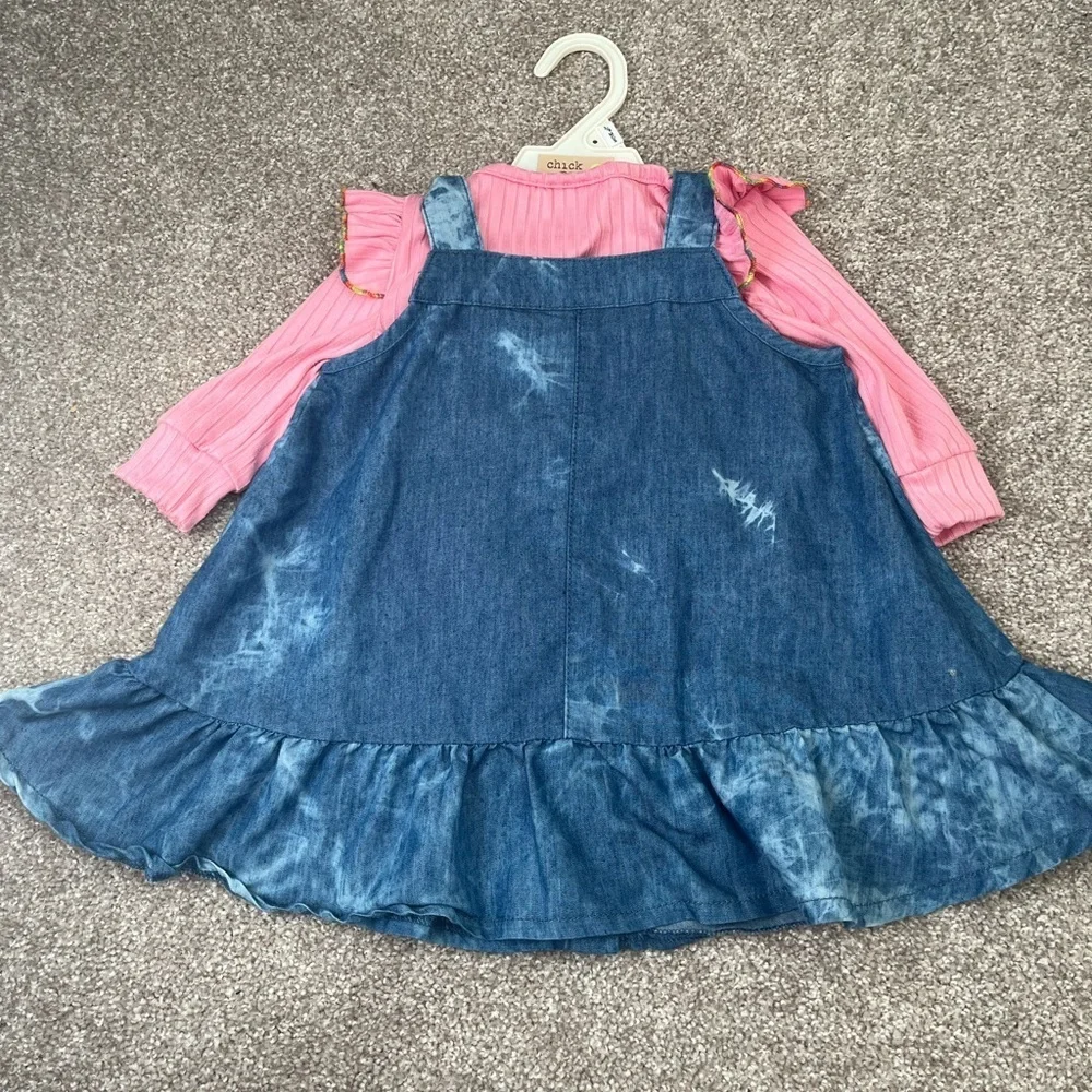 Blueberi Boulevard Tie Dye Denim Dress. Size: 18M. Great condition. Toddler